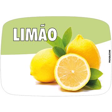 Etiqueta de Sabores para Gelados Limo
