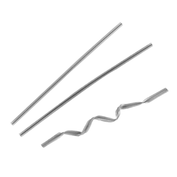 Atilhos metlicos para sacos Prateado 95mm 100 un