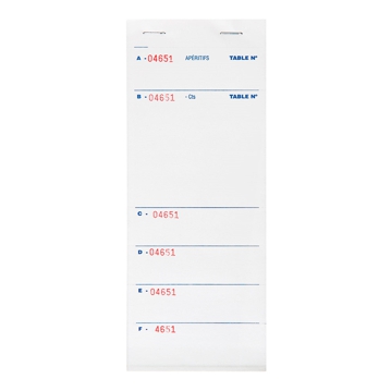 Bloco de Encomenda Brasserie Duplicados 50x2 Folhas 100x210mm 10 blocos