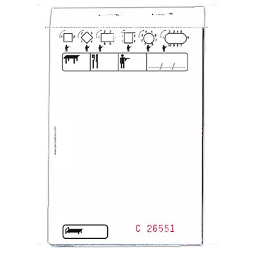 Bloco de Encomenda Standard Triplicados 50x3 Folhas 100x150mm 10 blocos