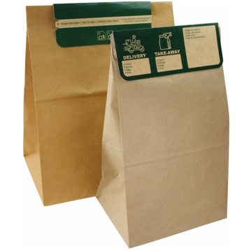 Fecho de Seguran�a para Sacos de Papel SOS 150x195mm com impress�o standard 12x50 un