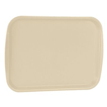Tabuleiro de Refeio em Plstico 300x410mm Creme 10 un