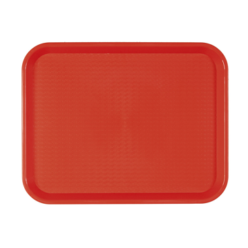 Tabuleiro de Refeio em Plstico 355x453mm Vermelho 1 un