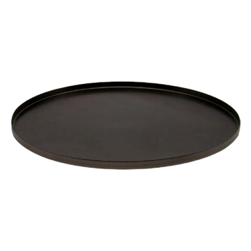 Bandeja Circunferencia 300 mm en acero inoxidable negro mate The Bars 1 uds