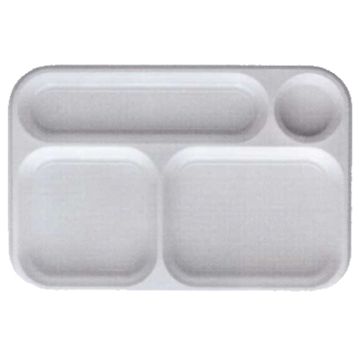 Bandeja Plstico 4 Compartimentos para Levar Comida Caixa 3x100