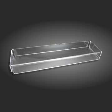 Tampa para caixa de Acrilico Transparente para Fatias de Bolos 410x110x40mm