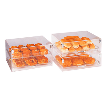 Expositor Acrlico Transparente 2 Andares 470x360x255mm