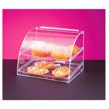 Expositor Acrlico Transparente 2 Andares 400x380x410mm