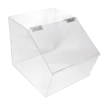 Expositor Acrlico Transparente Empilhvel para Produtos a Granel 320x410x320mm