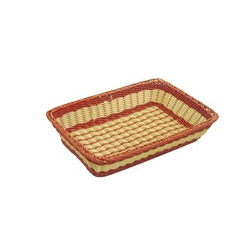 Corbeille similaire osier Rectangulaire Bicolore 450x325x105mm 1 unit