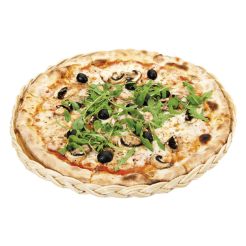 Base similaire osier porte-pizza 350x30mm 24 unit