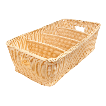 Corbeille similaire osier Rectangulaire pour Coutellerie 530x310x150mm 1 unit