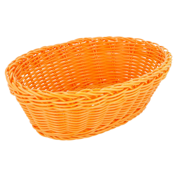 Corbeille similaire osier Ovale Orange 230x170x80mm 12 unit