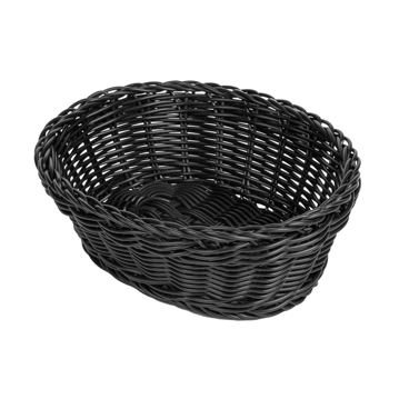 Corbeille similaire osier Ovale Noir 230x170x80mm 12 unit