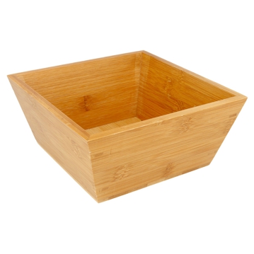 Tigela Quadrada em Bamb 178x178x83mm 1 un