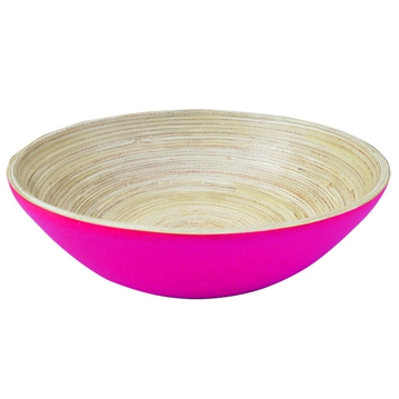 Tigela Redonda em Bamb Fucsia 200x60mm 1 un