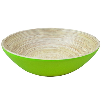 Tigela Redonda em Bamb Verde 200x60mm 1 un