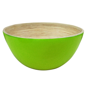 Tigela Redonda em Bamb Verde 255x120mm 1 un