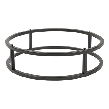 Suporte em Metal Preto para Placa em Melamina 319x80mm 1 un