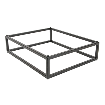 Suporte em Metal Preto para Placa em Melamina 325x265x80mm 1 un