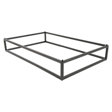 Suporte em Metal Preto para Placa em Melamina 530x325x80mm 1 un