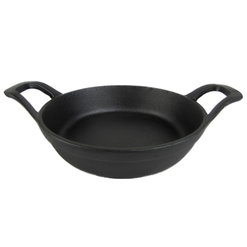Caarola em Ferro Preto Redonda 500ml 160/223x37mm 8 un