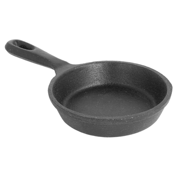 Frigideira em Ferro Preto Oval 100ml 100/173x24mm 12 un