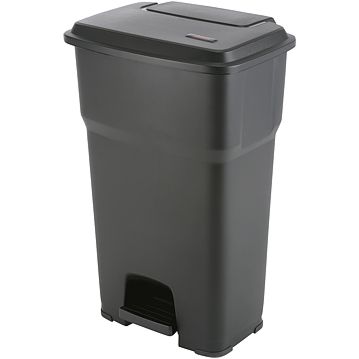 Balde do Lixo com Pedal - Hera 85 L Preto