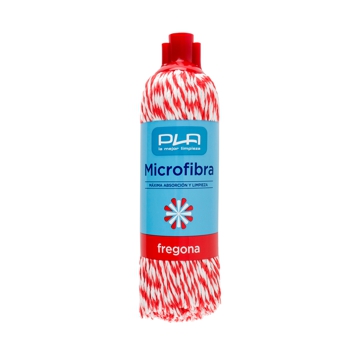 Esfregona Entranada Microfibra Vermelho 160g 1 un