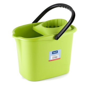 Balde de Plstico PP Rectangular 14L  Verde 1 un
