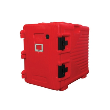 Armrio Isotrmico de Transporte 90L 6 GN 1/1 620x430x640mm Vermelho