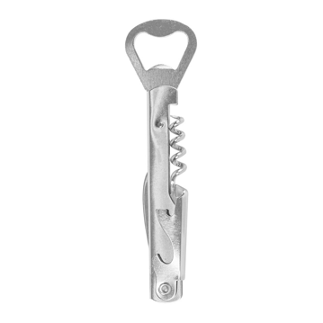 Saca Rolhas Multiusos em Inox 140x35x10mm 1 un