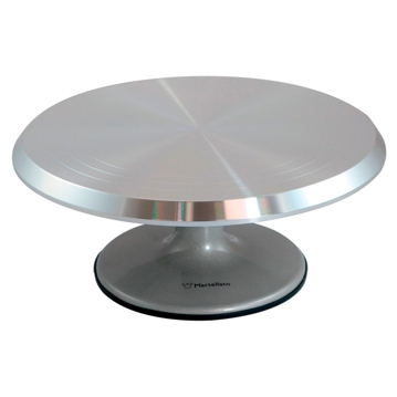 Suporte Giratrio em Aluminio para Decorao de Bolos 290x130mm