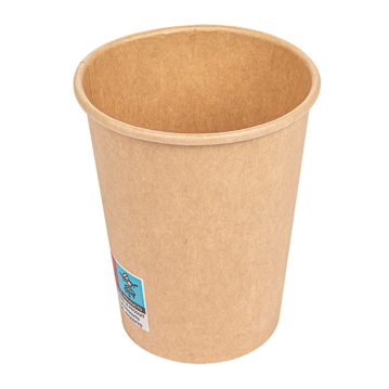 Copo de Carto para Bebidas Quentes 180ml 6oz - Kraft - 20x50 un