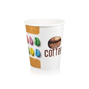 Copo de Carto para Bebidas Quentes 220ml 7,5oz Juta 20x100 un