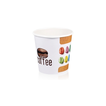 Copo de Carto para Bebidas Quentes 120ml 4oz Juta 36x50 un