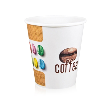 Copo de Carto para Bebidas Quentes 370ml 12oz Juta 10x100 un