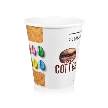 Copo de Carto para Bebidas Quentes 370ml 12oz Juta 10x100 un