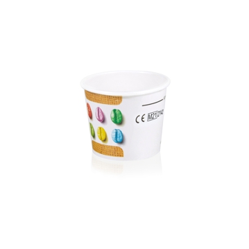 Copo de Carto para Bebidas Quentes 90ml 3oz Juta 42x50 un