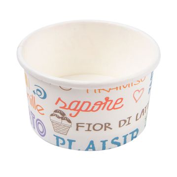 Copo Carto Branco Parole para Gelado 70ml 65x39mm 40x50 un