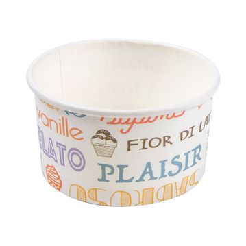 Copo Carto Branco Parole para Gelado 90ml 72x40mm 40x50 un