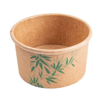 Copo Carto Kraft Feel Green para Gelado 70ml 65x39mm 40x50 un