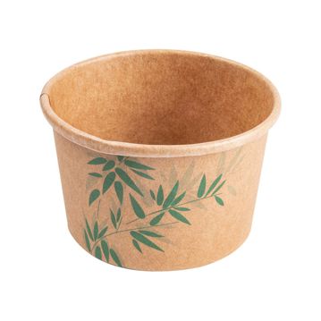 Copo Carto Kraft Feel Green para Gelado 120ml 77x47mm 40x50 un