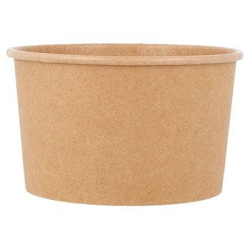 Copo Carto Kraft Castanho para Gelado 300ml 100x55mm 40x50 un