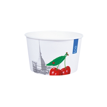 Copo Carto para Gelado MD4 Ice City Total 366ml Bordo 296ml 5x200 un