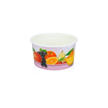 Copo Carto para Gelado 8B Frutta Total 107ml Bordo 76ml 8x250 un