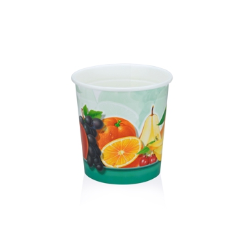Copo Carto para Gelado 125C Frutta Total 166ml Bordo 136ml 9x310 un
