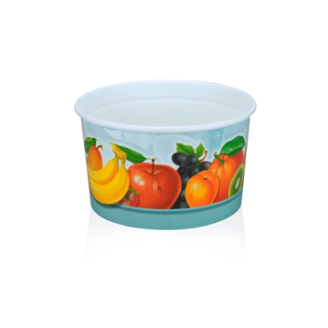 Copo Carto para Gelado M2 Frutta Total 239ml Bordo 182ml 6x160 un