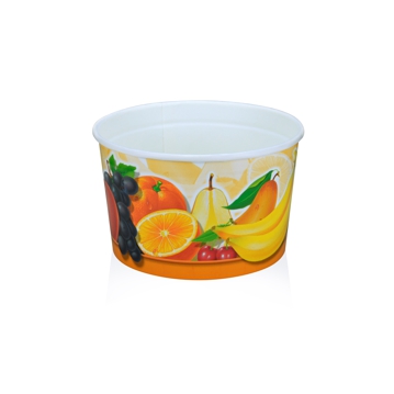 Copo Carto para Gelado G4 Frutta Total 232ml Bordo 171ml 7x160 un