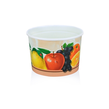 Copo Carto para Gelado M3 Frutta Total 285ml Bordo 230ml 6x160 un